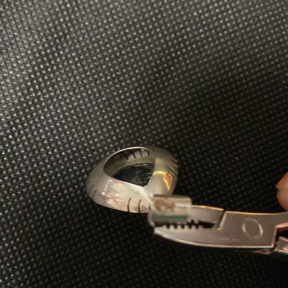 Vintage Sterling 925 silver & Aquamarine stone pendant with Necklace with bag - Picture 8 of 13